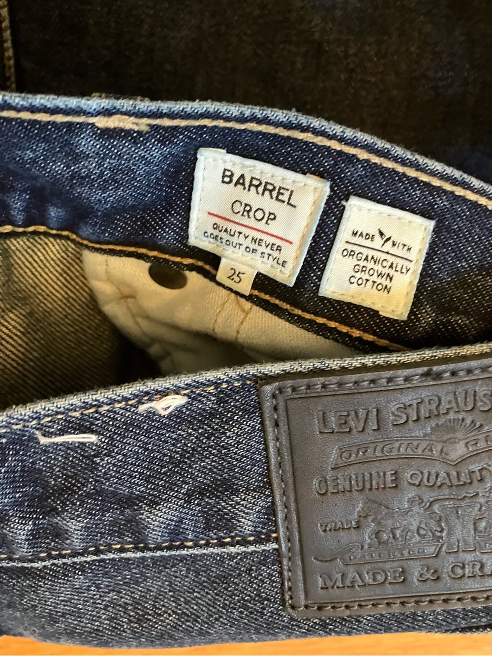 Levi’s made and crafted barrel crop jeans Organic cotton (25) - Picture 9 of 11